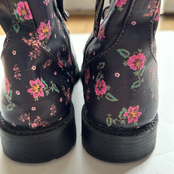 Rebecca Minkoff floral combat boots - Picture 3 of 4